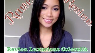 REVIEW  Revlon Luxurious Colorsilk Buttercream Hair Color [upl. by Harrus]