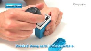 Xstamper QuiX PreInked Stamp Making System [upl. by Gehlbach]