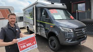 9265 €  WOHNMOBIL PREISE STÜRZEN AB ✖️ Hymer Crossover MLT 570 4x4 Offroad Campervan SALE [upl. by Sukey]