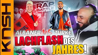 KOMPLETTER ABSTURZ🤣🤣  REACTION auf Albaner VS Türke  RAPBATTLE [upl. by Edylc]