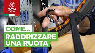 Come raddrizzare una ruota torta  Manutenzione base per bici da strada [upl. by Jeannie]