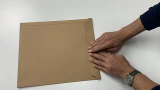 📭 Natural Kraft Stay Flat Paperboard Mailers Rigid Envelopes [upl. by Alcot]