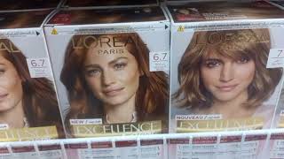 loreal excellence hair color shade card [upl. by Asyral]