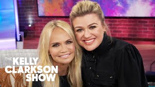 Kristin Chenoweth And Kelly Clarkson Can’t Stop Breaking Into Song During Their Interview [upl. by Akinad650]