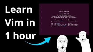 Vim is EASY Learn it in 1 hour [upl. by Nove]