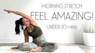 10 Min Morning Yoga Miracle FEEL AMAZING All Levels Yoga [upl. by Ik]