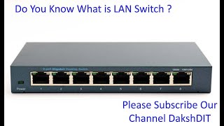 केवल 4 मिनट् में जानिये नेटवर्किंग स्विच को  working of switch in networking  switch in network [upl. by Elolcin]