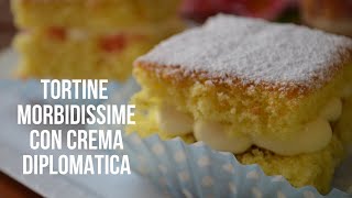 Tortine monoporzioni con crema diplomatica [upl. by Ydneh]