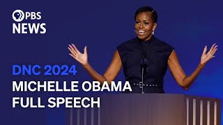 WATCH Michelle Obama speaks at 2024 Democratic National Convention  2024 DNC Night 2 [upl. by Ydnac]