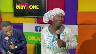 Cecilia Marfo and Brother Sammy perform ‘Washaway Say and Hivi Glory to the Lord’ on Okay Fm [upl. by Zoa]