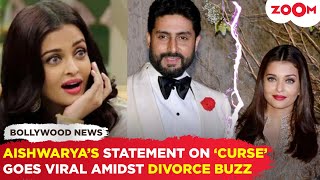 Aishwarya Rai’s BIG statement on ‘Curse’ goes viral amidst divorce rumours with Abhishek Bachchan [upl. by Ingeborg]