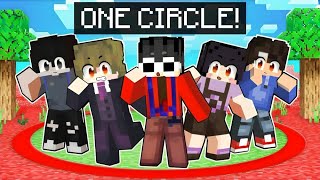 Minecraft But We Can’t Leave This CIRCLE [upl. by Ragen]