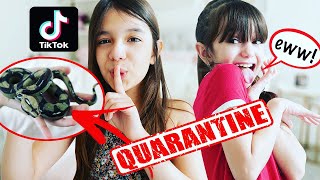 Pranking my Sister while Quarantined TikTok PRANKS ON MY SISTER  Emily and Evelyn [upl. by Horowitz]