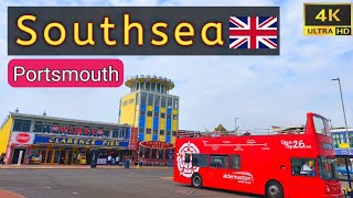 Southsea🇬🇧  Portsmouth  Hampshire  4K  UK [upl. by Hopkins634]