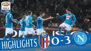 Bologna  Napoli  03  Highlights  Giornata 3  Serie A TIM 201718 [upl. by Aidile497]