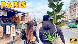 Paris France 🇫🇷  Paris March 2024  Paris Walk 4K  Full Version ▶1h28 min [upl. by Bryana143]