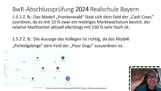 BwRAbschlussprüfung 2024 Realschule Bayern  Aufgabe 1 [upl. by Assennav]