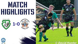 St James Swifts 1 v 0 Lisburn Distillery 1082024 Match Highlights amp Post Match Interview [upl. by Lozar]