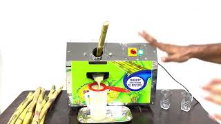 पावरफूल गन्ने के ज्यूस का मशीन  Mini 3 Roller Sugarcane Juice Machine Battery  Electric Sugarcane [upl. by Angelita453]