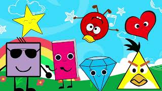 shapes song  shapes rhymes  we are shapes  shape song  shape songs for kids [upl. by Lyell478]