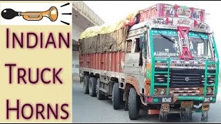 INDIAN TRUCK HORNS of Different Types [upl. by Cyler]