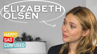 Elizabeth Olsen talks LOVE amp DEATH WANDAVISION advice for Marvel actors Happy Sad Confused [upl. by Aznaed377]