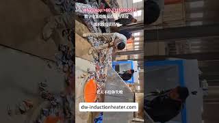 Aluminum cans melting induction furnaces for recycling aluminum metalheatingmeltingfurnace [upl. by Beauvais]