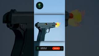 Two bullets collision science sciencefacts shorts [upl. by Sullecram]