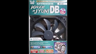 Scythe KazeJyuni Slip Stream 120 DB SY1225DB12H 3pin Fan Review Pt 1 [upl. by Ynohtn]