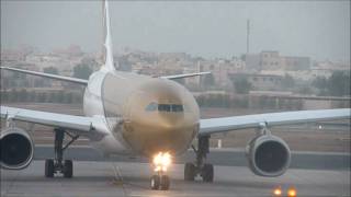 Bahrain International Airport  Traffic at dusk [upl. by Odnarb806]