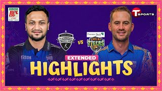 Extended Highlights  Khulna Tigers vs Rangpur Riders 30th Match  BPL 2024  T Sports [upl. by Nhguaval]