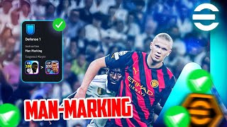 How to Use Man Marking Defence Instruction in eFootball 2024 Mobile  Tutorial Tips and Tricks [upl. by Jahn]