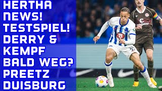 Hertha Streichliste Sandro Schwarz nach New York Michael Preetz amp MSV DuisburgTestspiel vs VSG [upl. by Yoc]