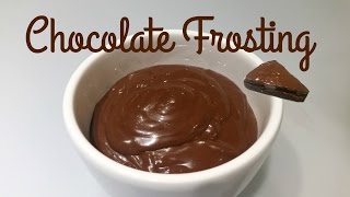 How To Make Chocolate FrostingHomemade Chocolate Frosting Recipe Frosting For CakeMoms Tasty Food [upl. by Wrigley]