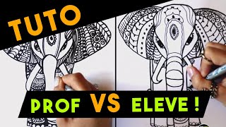 🐘 Comment dessiner un éléphant Cours de dessin facile pour débutant au trait noir  Tutoriel ⭐⭐⭐⭐⭐ [upl. by Rianna]