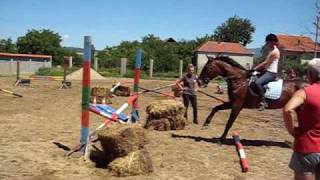 Konjicki klub Nonius  trening preponsko jahanje  deo 1 [upl. by Marelda]