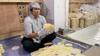 The Papad Queen of Surat  800 Kg Papad Production  Street Food [upl. by Riplex903]