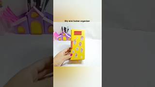 DIY Mini Locker Organizer diy mini locker organizer wastecardboardcraft diydeskorganiser [upl. by Enidlareg]