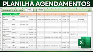 Planilha de Agendamento de Consultas de Pacientes e Clientes  Baixar Grátis [upl. by Sirromed]