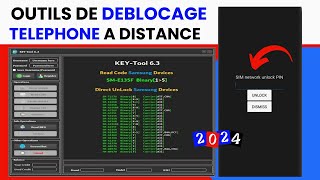 KEY TOOL  DEBLOCAGE TELEPHONE A DISTANCE AVEC IMEI [upl. by Eanwahs]