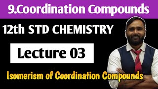 12th CHEMISTRY Chapter 9 Coordination Compound  Lecture 03  Isomerism  PRADEEP SIR [upl. by Gilletta]