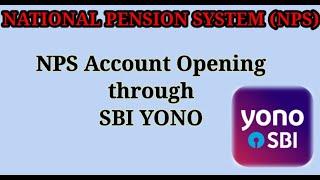 Open your National Pension Scheme NPS Tier1 amp Tier2 accounts online easily sbi nps yono [upl. by Atalie481]