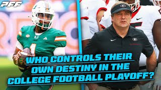 College Football Playoff The 17 Teams That Control Their Own Destiny  PFF [upl. by Heda]