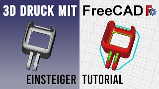 FreeCAD 3D Druck Tutorial Deutsch Version 0211 [upl. by Drahser778]