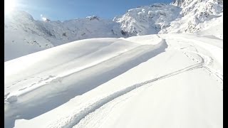 Sci Alpinismo a Macugnaga  Rifugio Zamboni da pista Camosci [upl. by Dich580]