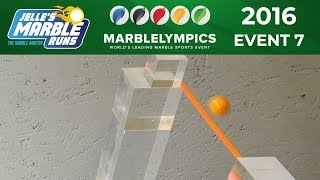 Marble Race Marble League 2016 Event 7  High Jump [upl. by Zehe950]