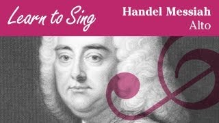 Handel Messiah Alto Part [upl. by Anirehc]