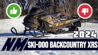 ESSAI SKIDOO BACKCOUNTRY XRS 2024 [upl. by Chasse502]