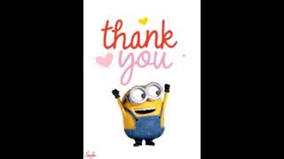 GIF Minion quotthank youquot [upl. by Tehr]