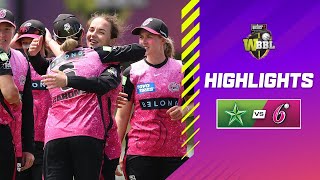 Amelia Kerr Dominates In Sixers Debut  Melbourne Stars v Sydney Sixers Highlights  WBBL10 [upl. by Dust594]